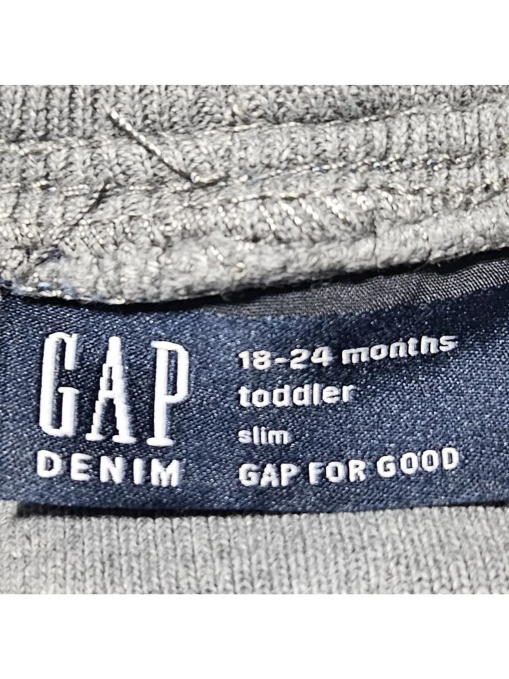 Baby Gap Toddler Slim Jeans Size 18-24 Months Medium Wash Denim Pants